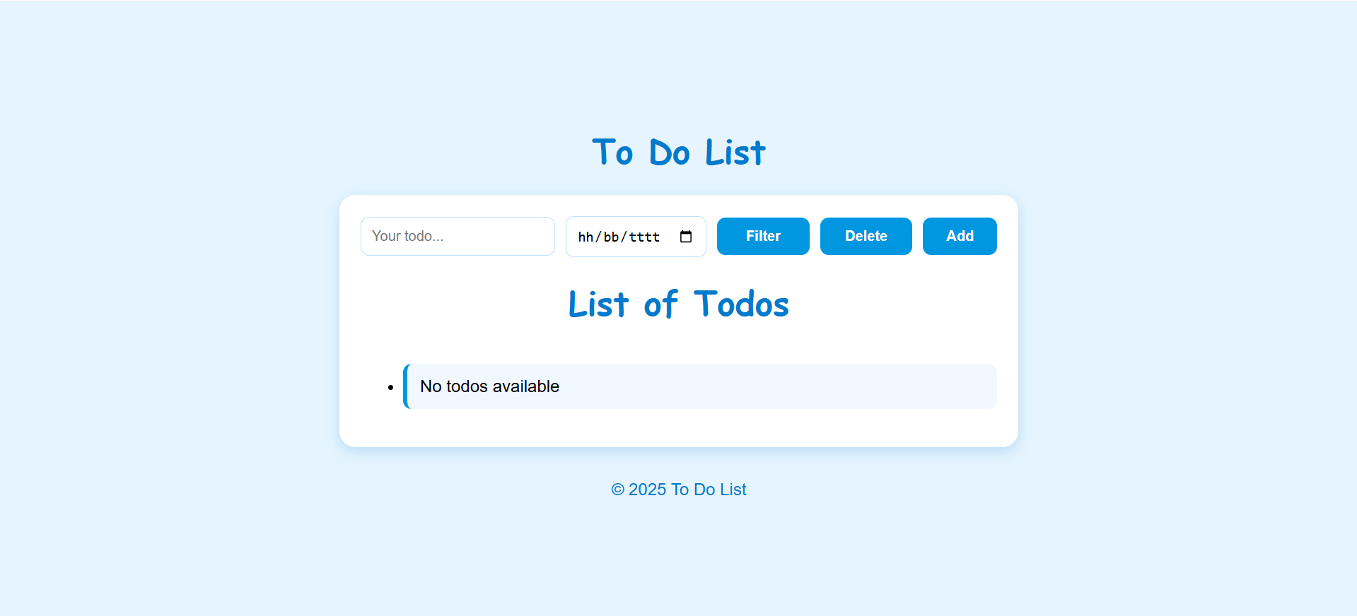 To-Do List